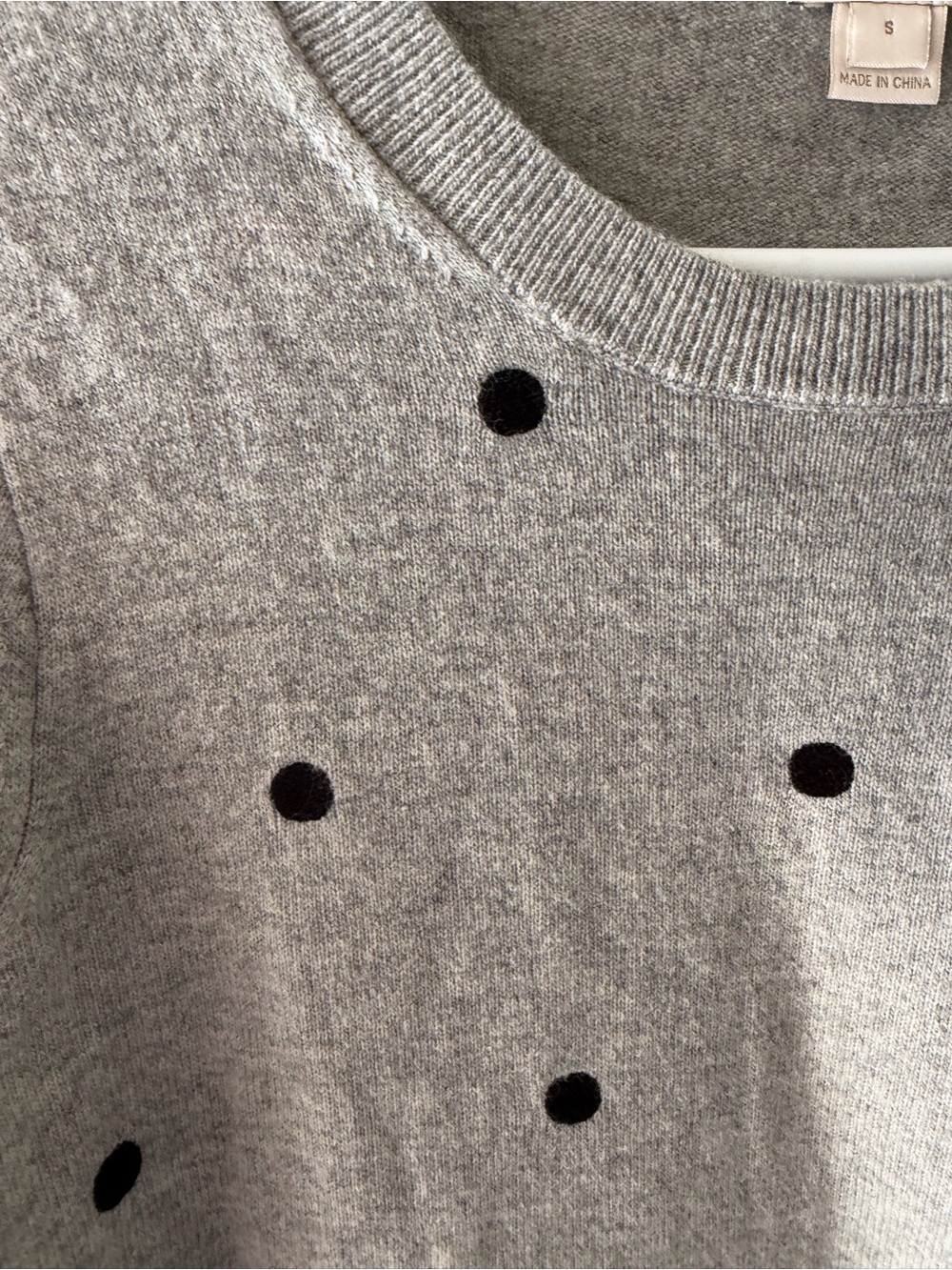 J. Crew Light Gray Crewneck Sweater - Picture 3 of 6